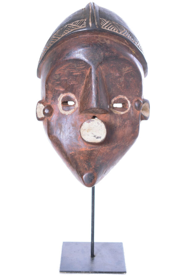 Initiation mask - Wood - Lwalwa - Congo