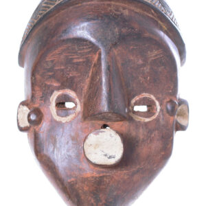 Initiation mask - Wood - Lwalwa - Congo