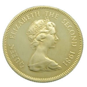 Hong Kong 1000 Dollars 1981 Cockerel - Elizabeth II - Gold