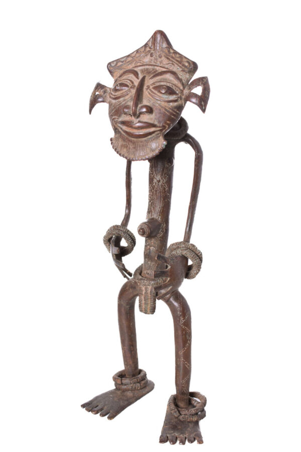 Ancestor figure - Bronze - Tikar - Cameroon