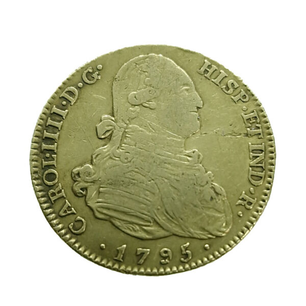 Spain 4 Escudos 1795-M Carlos IV