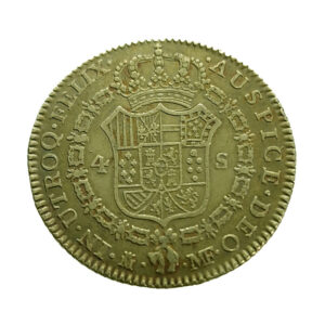 Spain 4 Escudos 1795-M Carlos IV