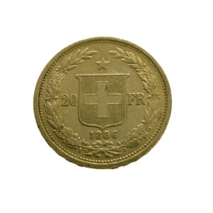 Switzerland 20 Francs 1886 Helvetica