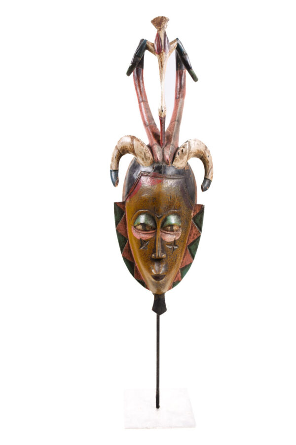 Dance mask - Wood - Guro - Ivory Coast