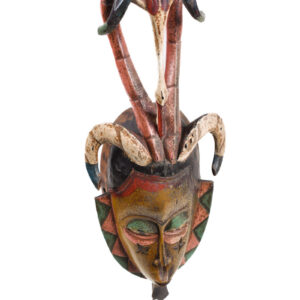 Dance mask - Wood - Guro - Ivory Coast