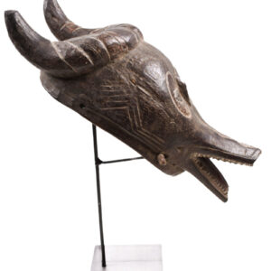 Buffalo mask - Wood - Guro Zamble - Ivory Coast