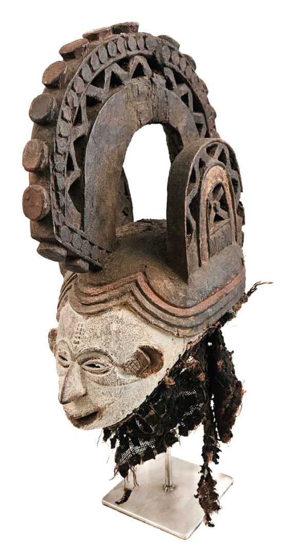 Mask - Wood - Agbogho Mmwo - Igbo / Ibo - Nigeria