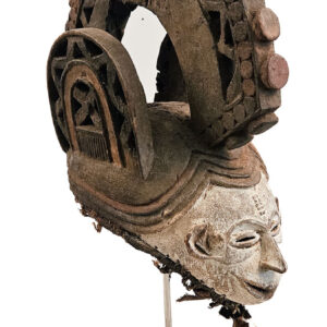 Mask - Wood - Agbogho Mmwo - Igbo / Ibo - Nigeria