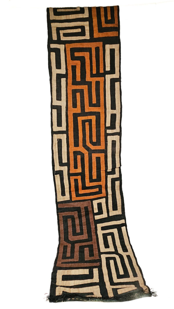 Textile - Cloth - Shoowa-Kuba - DR Congo 280 cm