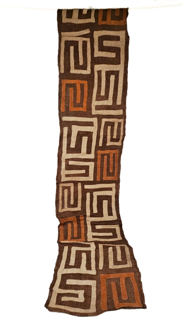 Textile - Cloth - Shoowa-Kuba - DR Congo 280 cm