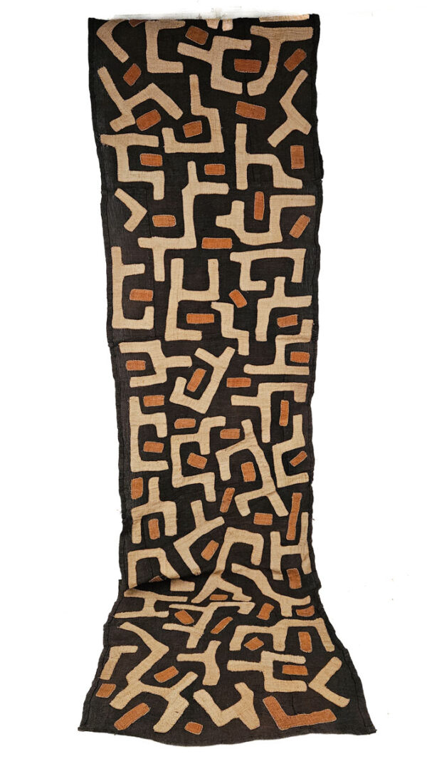 Textile - Cloth - Shoowa-Kuba - DR Congo 275 cm