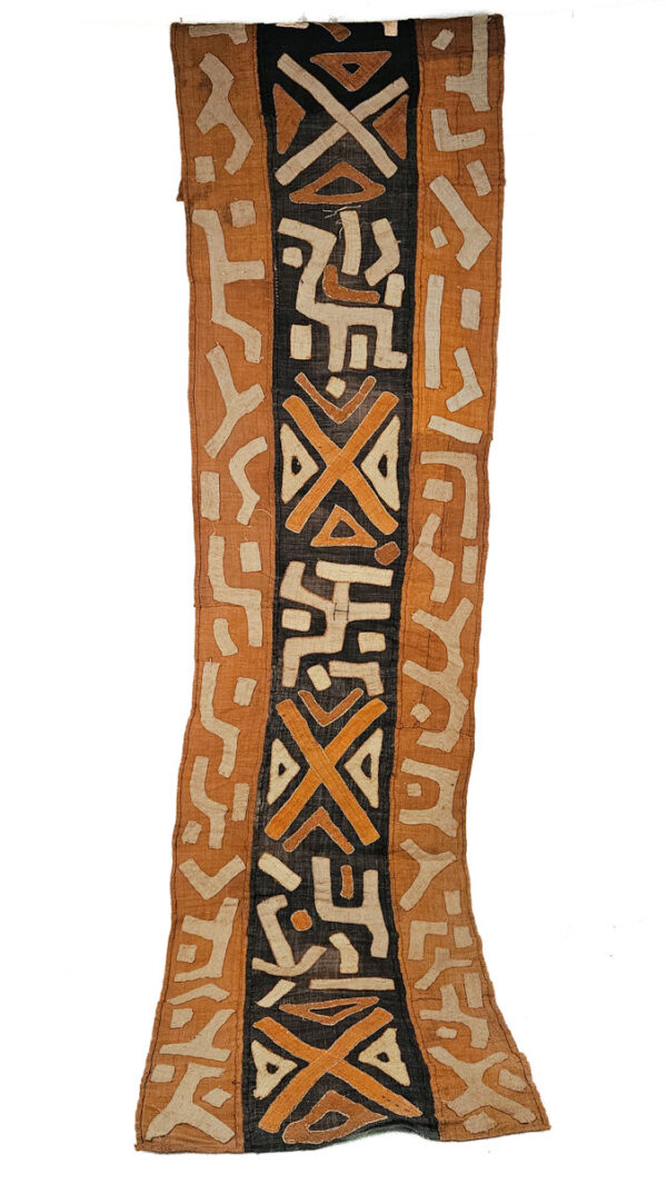 Textile - Cloth - Shoowa-Kuba - DR Congo 260 cm