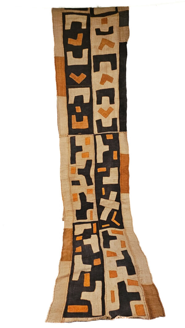 Textile - Cloth - Shoowa-Kuba - DR Congo 480 cm