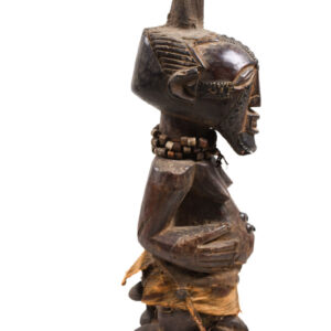 Power Figure - Wood, Horn, Metal - Songye - Congo