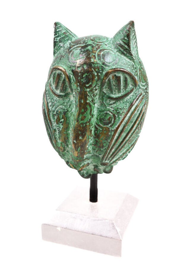 Leopard Head - Bronze - Benin