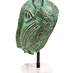 Leopard Head - Bronze - Benin