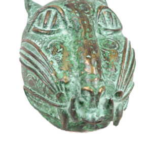 Leopard Head - Bronze - Benin