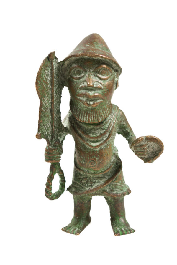 Figure - Bronze - In the style of Edo / IFE - Benin