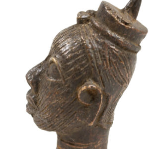 Head of a Queen - Bronze - In the style of Edo / IFE - Benin