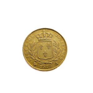 France 20 Francs 1814-A Louis XVIII