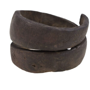 Snake currency / bracelet - Lobi - Bronze - Iron - Burkina Faso