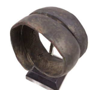 Snake currency / bracelet - Lobi - Bronze - Iron - Burkina Faso