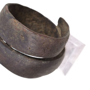 Snake currency / bracelet - Lobi - Bronze - Iron - Burkina Faso