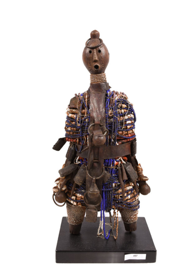 Fertility Doll - Beads, Wood - Namji - Cameroon