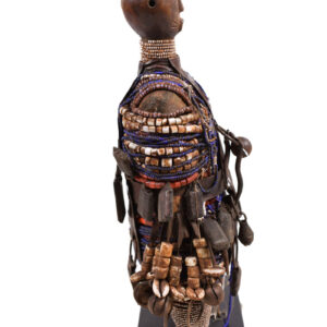 Fertility Doll - Beads, Wood - Namji - Cameroon