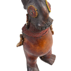 Fertility Doll - Terracotta, Beads, Leather - Chiki chiki - Cameroon