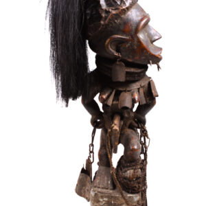 Figure - Wood, nails - Nkisi - Yombe - Congo