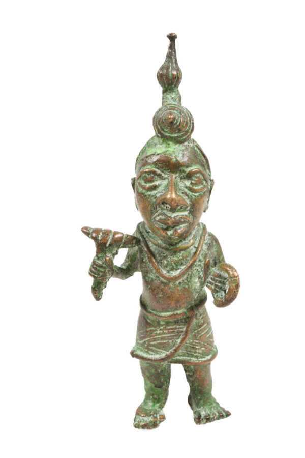 Figure - Bronze - In the style of Edo / IFE - Benin