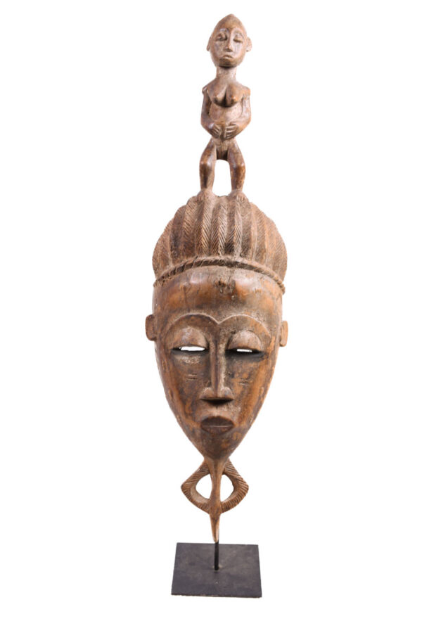 Dance mask - Wood - Yaure - Ivory Coast