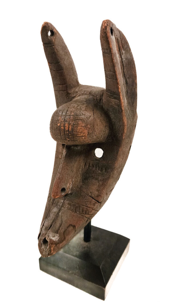 Hyena mask - Wood - Bambara - Mali