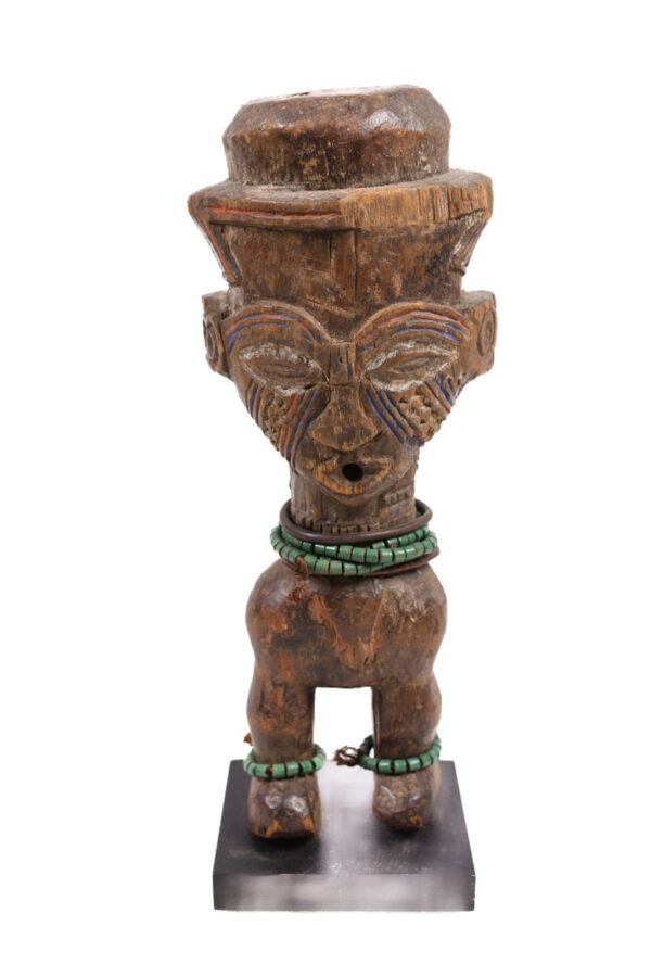 King ancestral figure - Wood - Ndengese - DR Congo