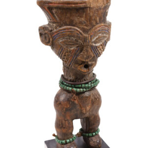 King ancestral figure - Wood - Ndengese - DR Congo