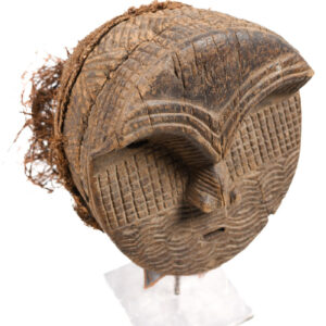 Mask - Raphia, Wood - Tetela - Congo