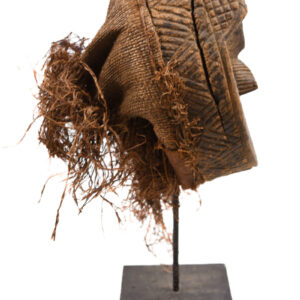 Mask - Raphia, Wood - Tetela - Congo