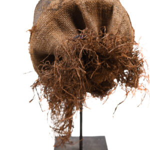 Mask - Raphia, Wood - Tetela - Congo