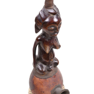 Ceremonial Pipe - Wood- Luba- Congo