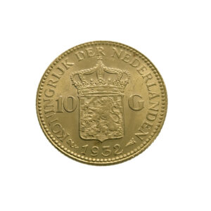 Nederland 10 Gulden 1932 Wilhelmina