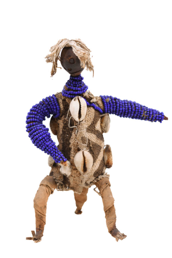 Fertility Doll - Bone, beads - Fali - Cameroon