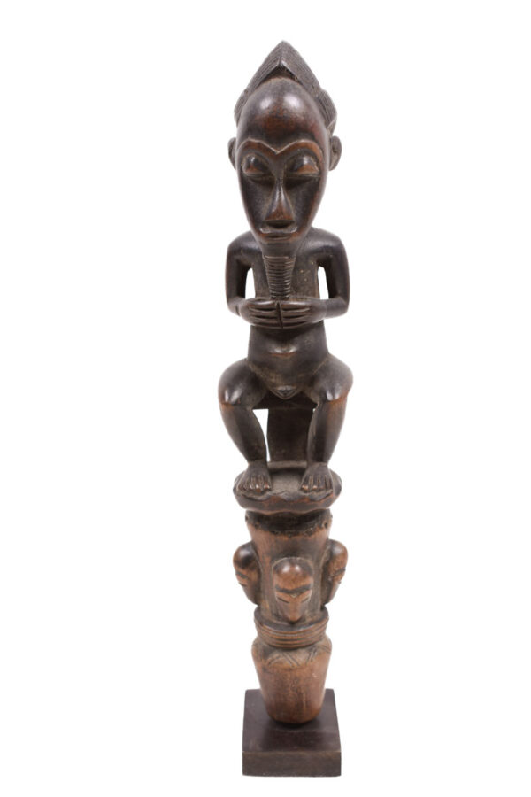 Power stick / Scepter - Wood - Baule - Ivory Coast