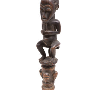 Power stick / Scepter - Wood - Baule - Ivory Coast