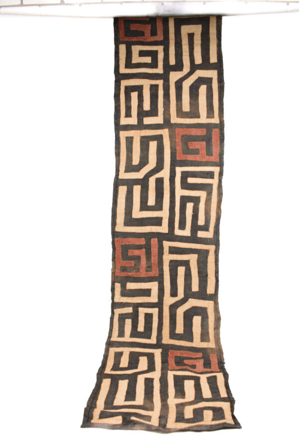 Textile - Cloth - Shoowa-Kuba - DR Congo 280 cm