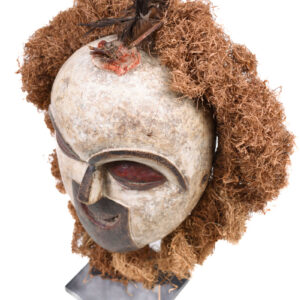 Mask - Wood, Raphia - Galoa - Gabon