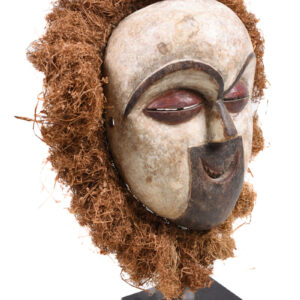 Mask - Wood, Raphia - Galoa - Gabon