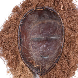 Mask - Wood, Raphia - Galoa - Gabon