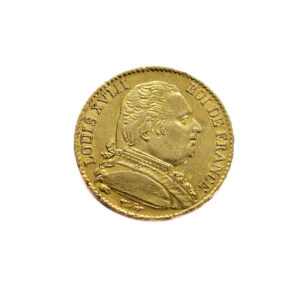 France 20 Francs 1814-A Louis XVIII