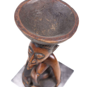 Divination bowl figure - Wood - Yoruba - Nigeria